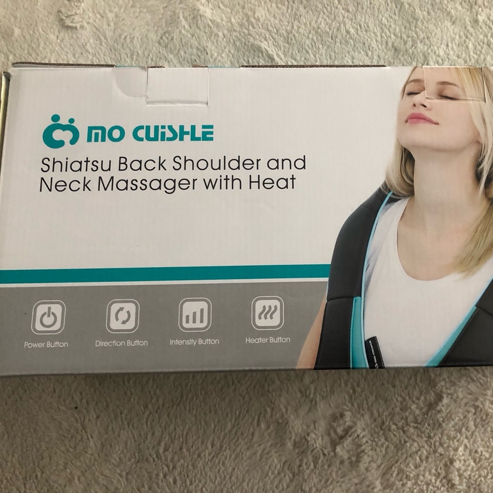 Mo Cuishle Shiatsu Back Shoulder and Neck Massager with Heat